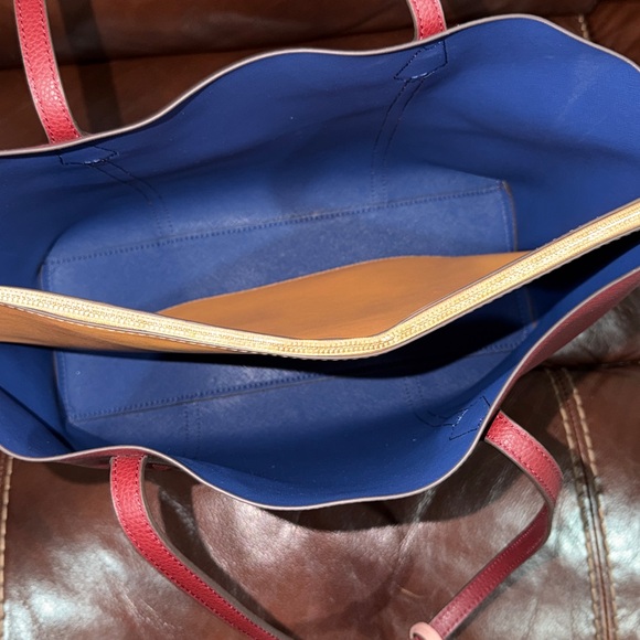 🔥🔥🔥Tory Burch Triple Perry Leather Tote Shoulder Bag - Picture 13 of 16